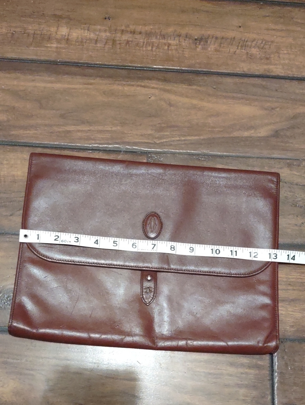Authentic Cartier Leather Document Folio Clutch. - Picture 15 of 15